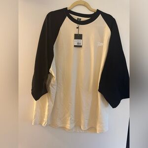 Patta raglan 3/4 sleeve baseball shirt, size XXL